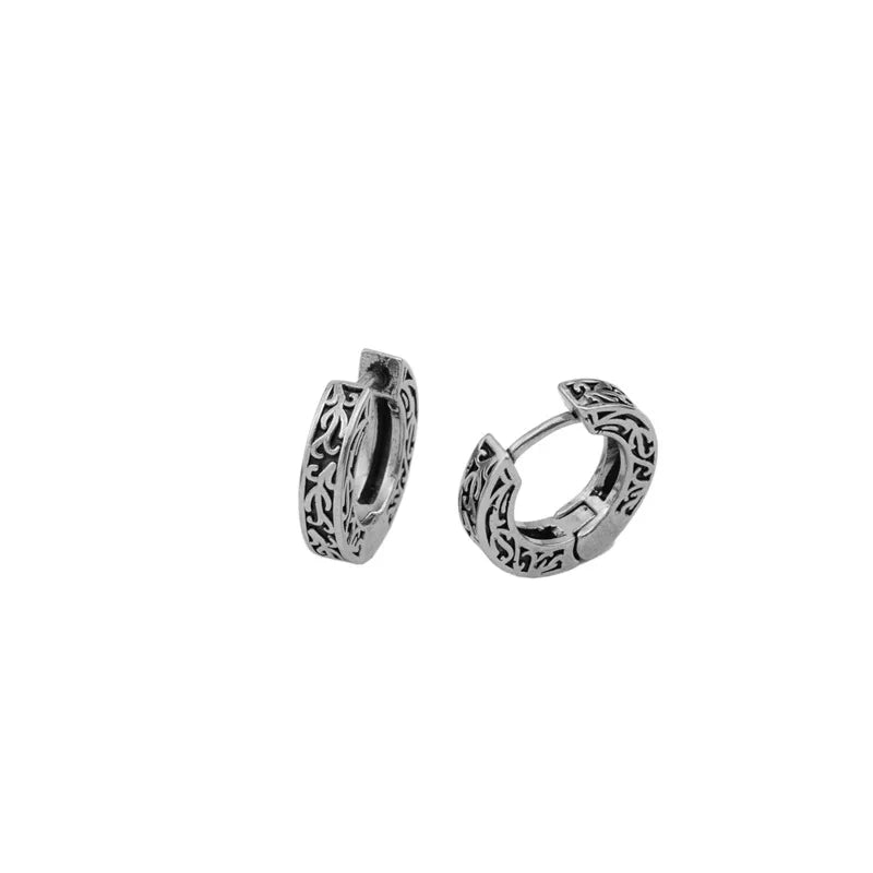 Retro Pattern Dangle Earrings for Men and Women New National Style with High Sense of Personality Fashion Design